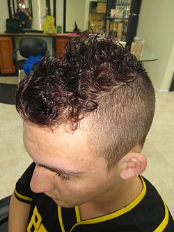 Men's color and cut